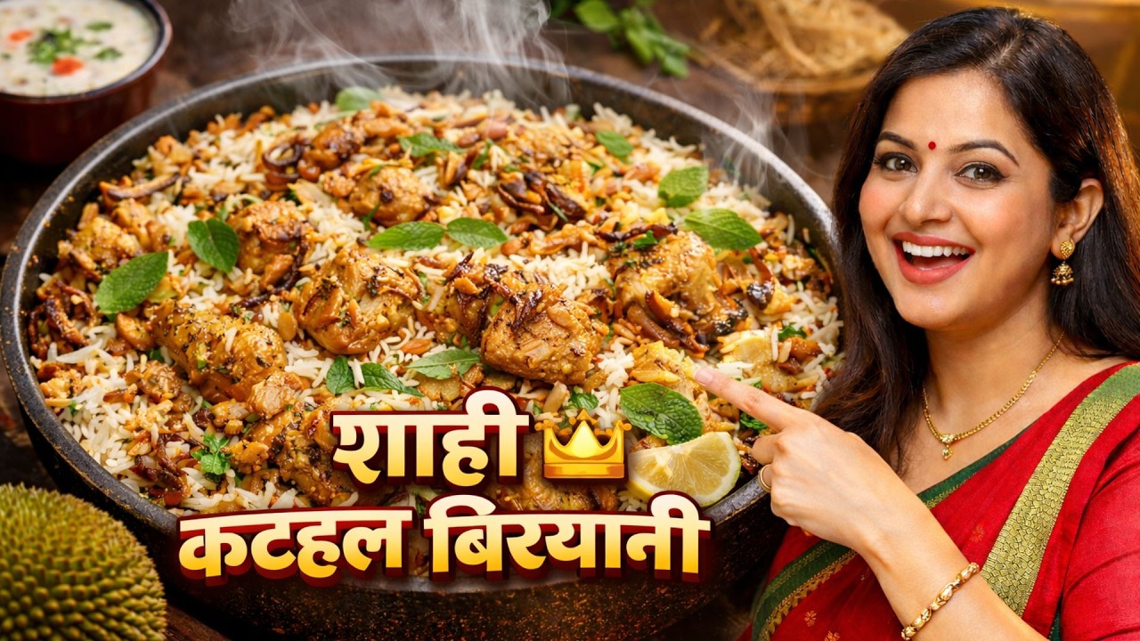 Live Kathal Biryani Recipe 🍽️ | घर पर बनाएं जबरदस्त कटहल बिरयानी 😋 – Rohinee Kitchen 👩‍🍳🔥