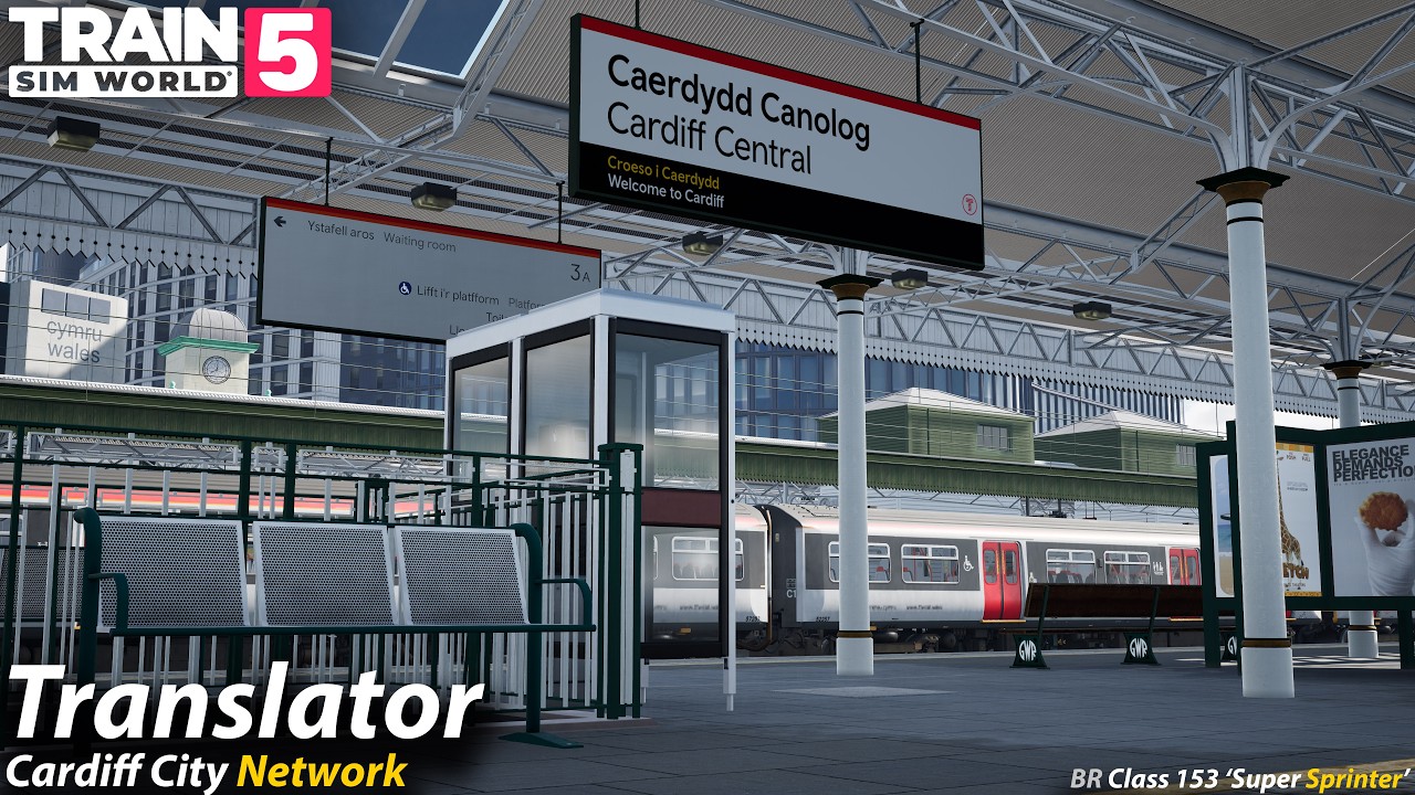 Translator : Cardiff City Network : Train Sim World 5 [4K 60FPS]
