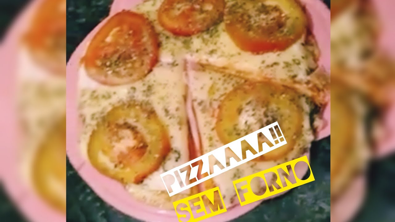 como fazer pizza sem forno!!pizza na frigideira🍕🔥