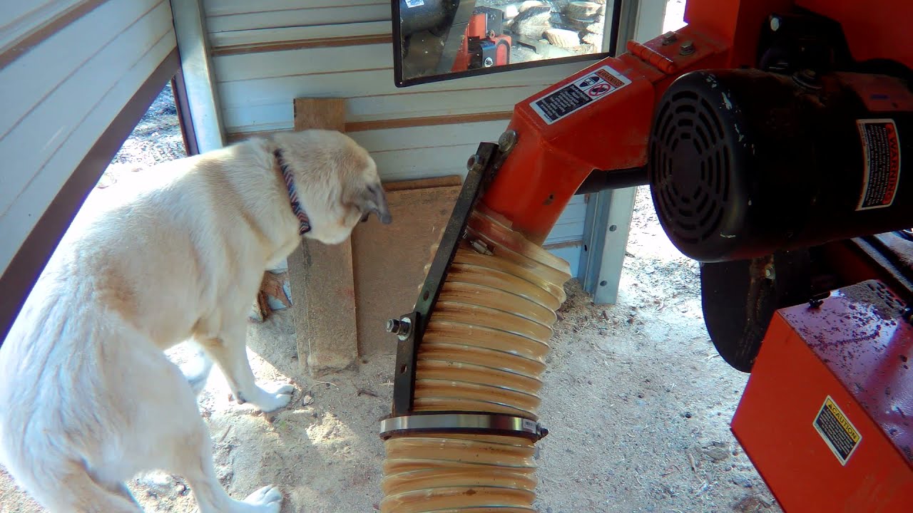 The perfect Dust Collection Setup for my Woodmizer Sawmill.
