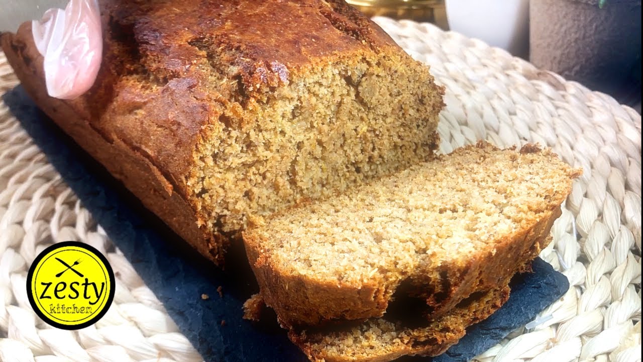 Barley Banana Bread | DAIRY FREE/SUGAR FREE Barley Bread | Zesty Kitchen