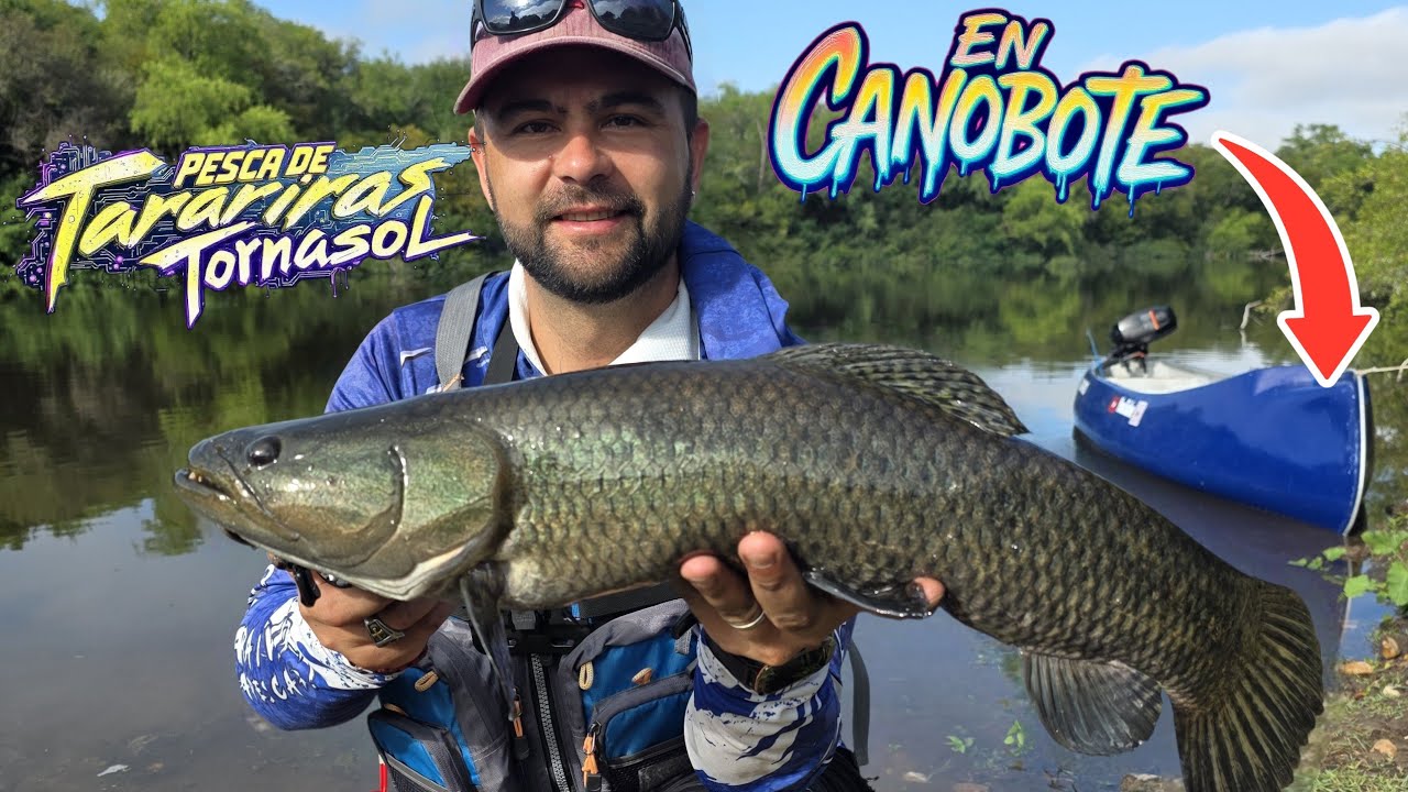 PESCA de TARARIRAS en CANOBOTE... ACCIÓN SIN PARAR 💣🔥