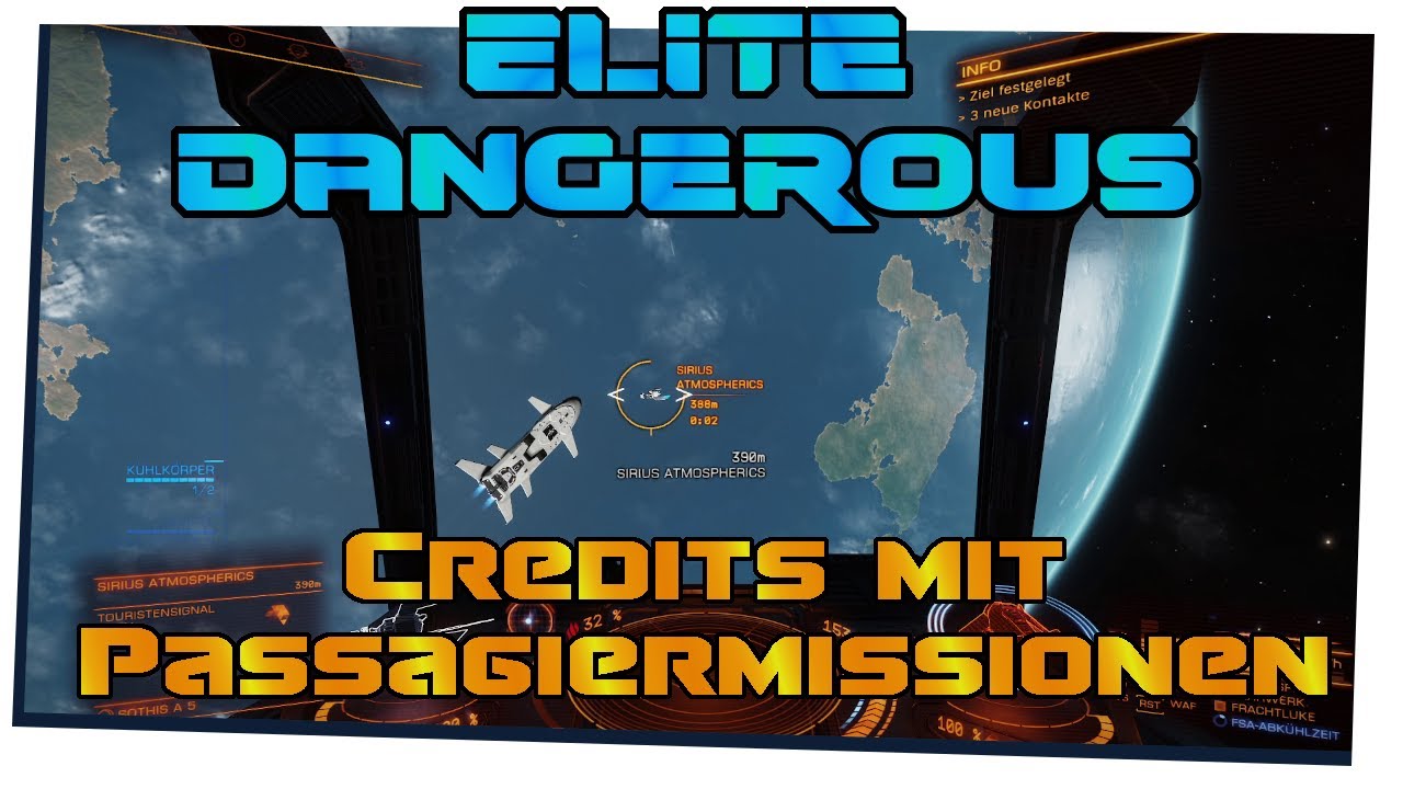 Elite Dangerous #832 - Credits mit Passagiermissionen - (Linux / Steamplay)