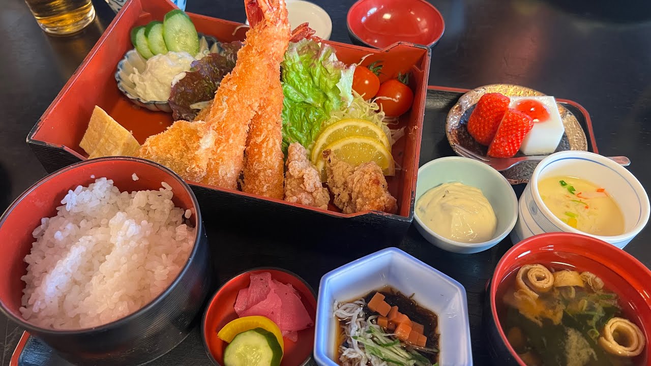 【しぼりや】料理旅館の絶品海老フライ膳！【愛知県知多郡知多郡南知多町内海小桝】