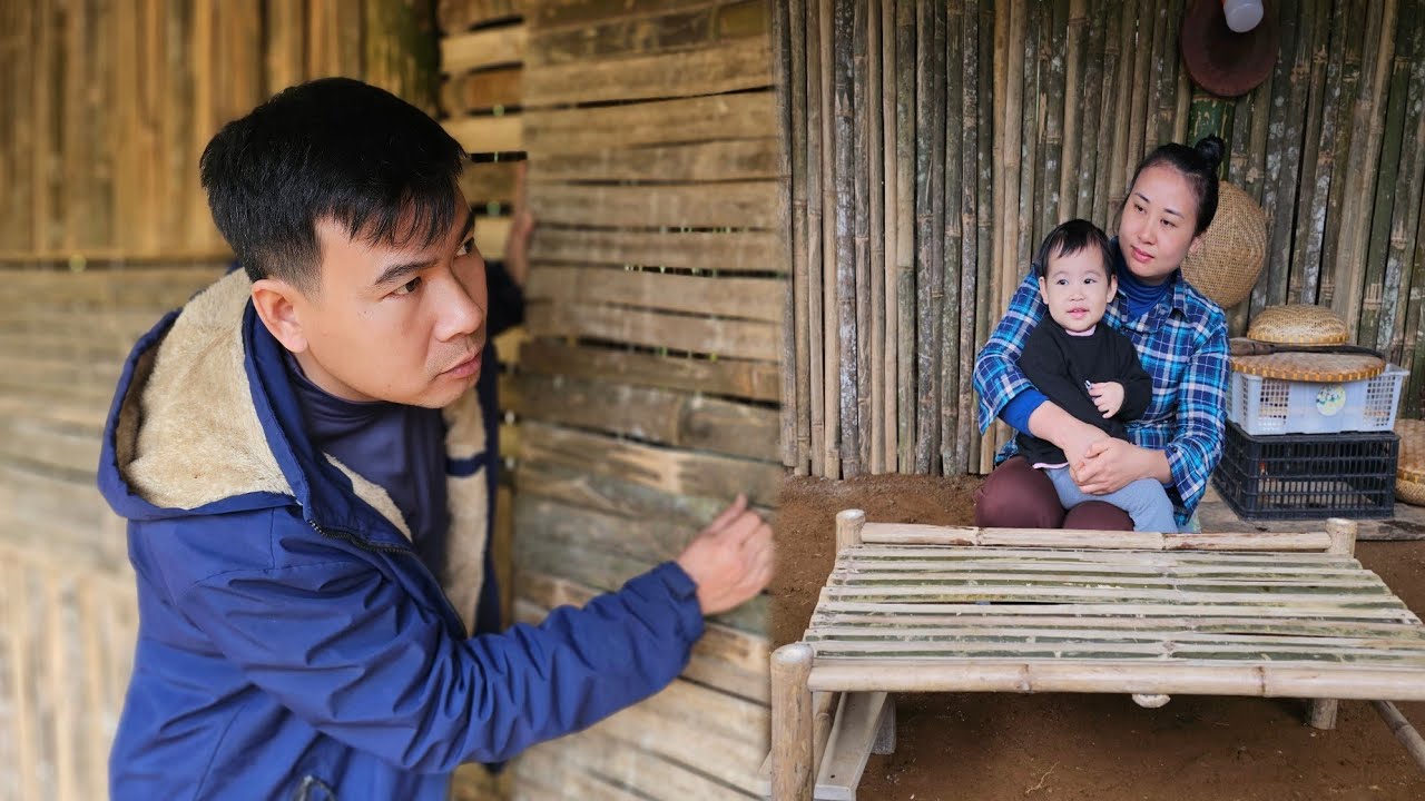 Single mother: Picking chayote to sell - Ex-husband sneaks into the house to visit the children