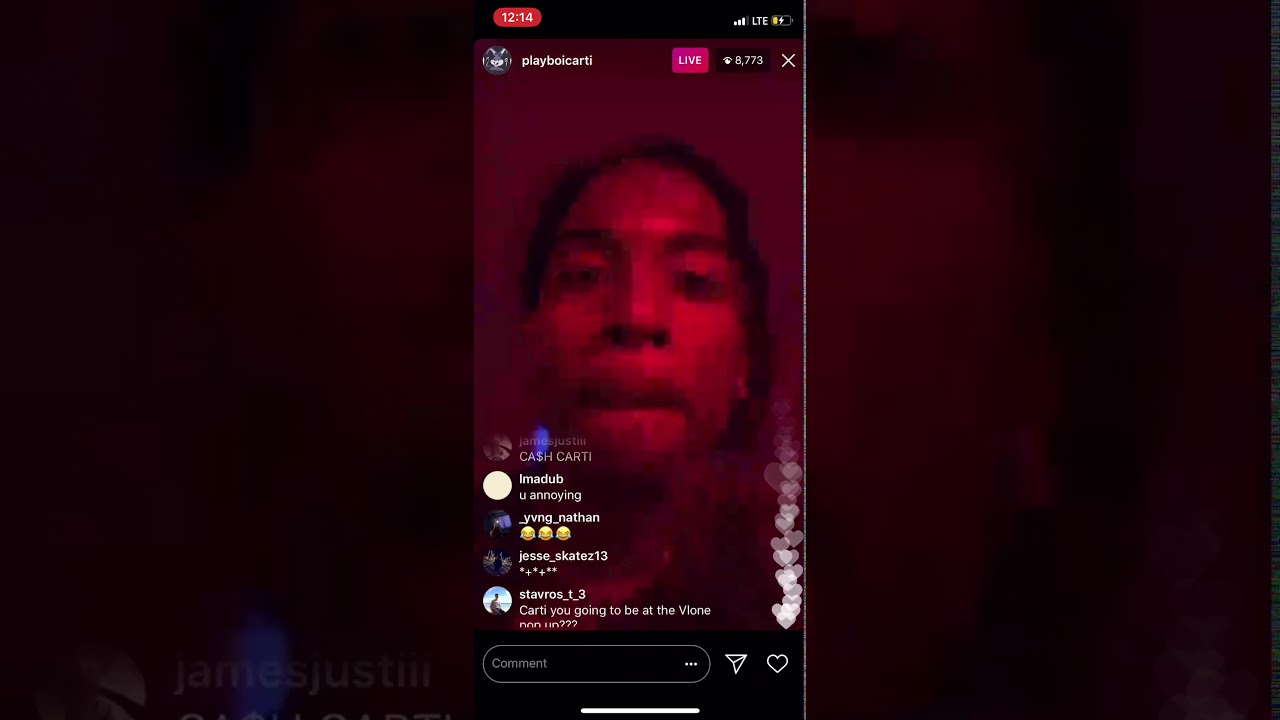 PLAYBOI CARTI PREVIEWS NEW ALBUM ON LIVE!!!!