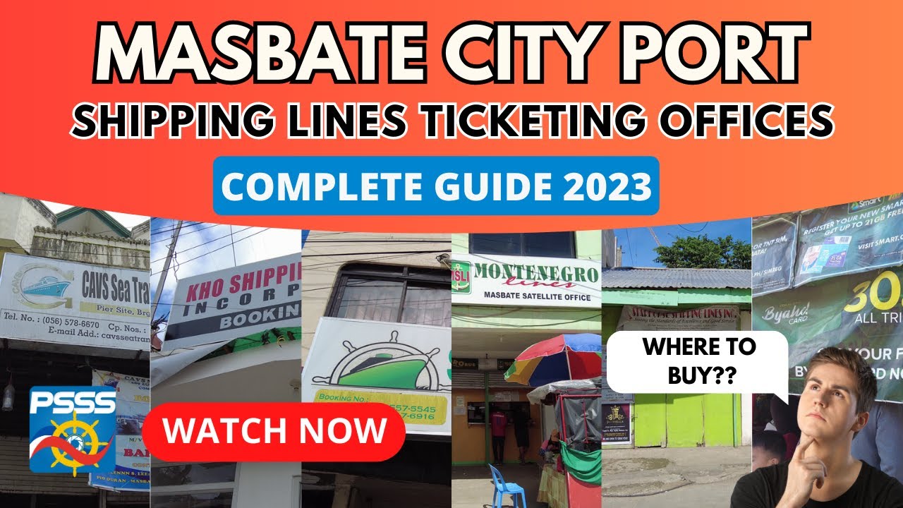 Masbate City Port Ticketing Offices Complete Guide 2023 | Travel Philippines | Rodeo Capital of PH
