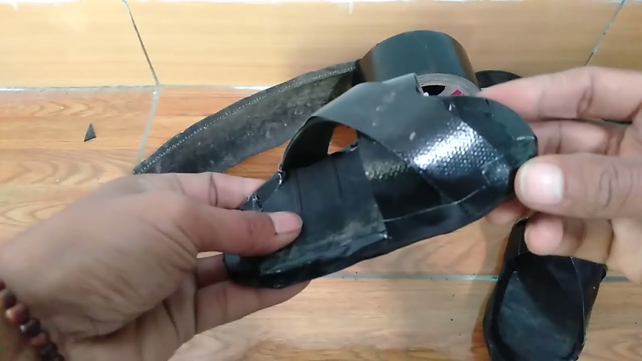 Creative Idea | The Technique of Making Sandals Using Used Motorcycle Tires