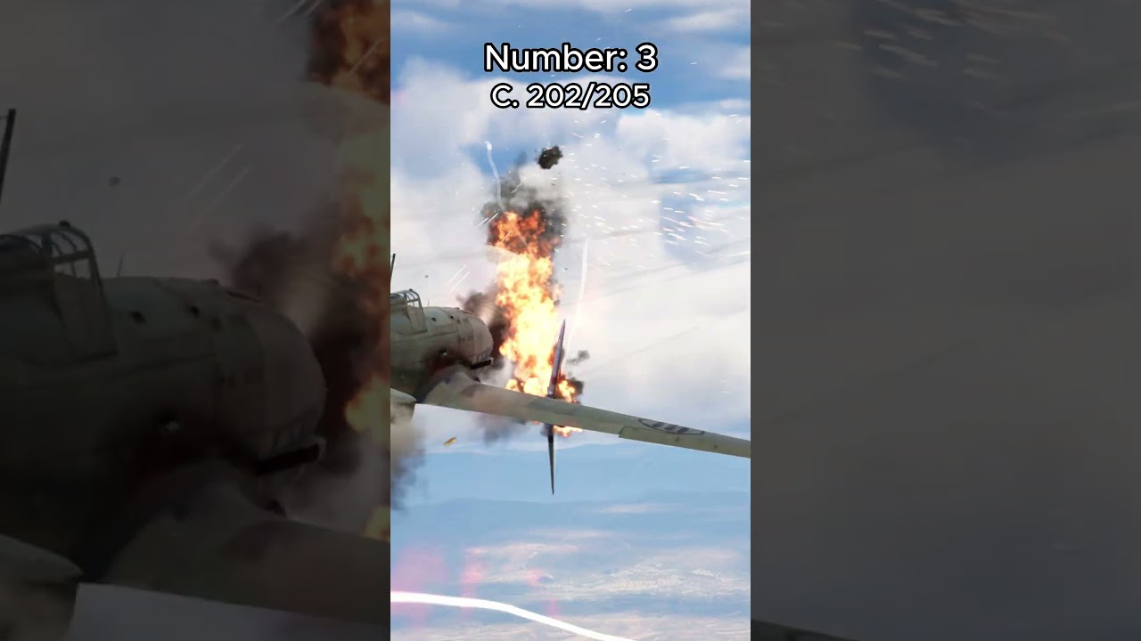 Top 5 Most Beautiful Italian Fighters of WW2 #warthunder  #shorts