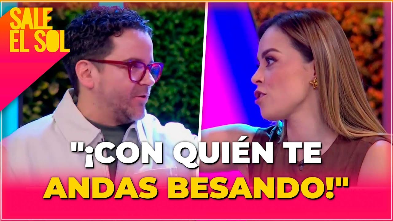 ¡Gaby Ramírez le RECLAMA a Mauricio Mancera por BESARSE con alguien más! | Sale el Sol