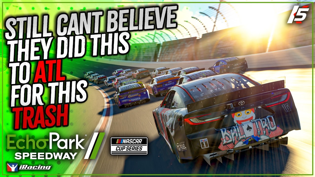 Серия NASCAR Cup — Атланта — геймплей iRacing NASCAR