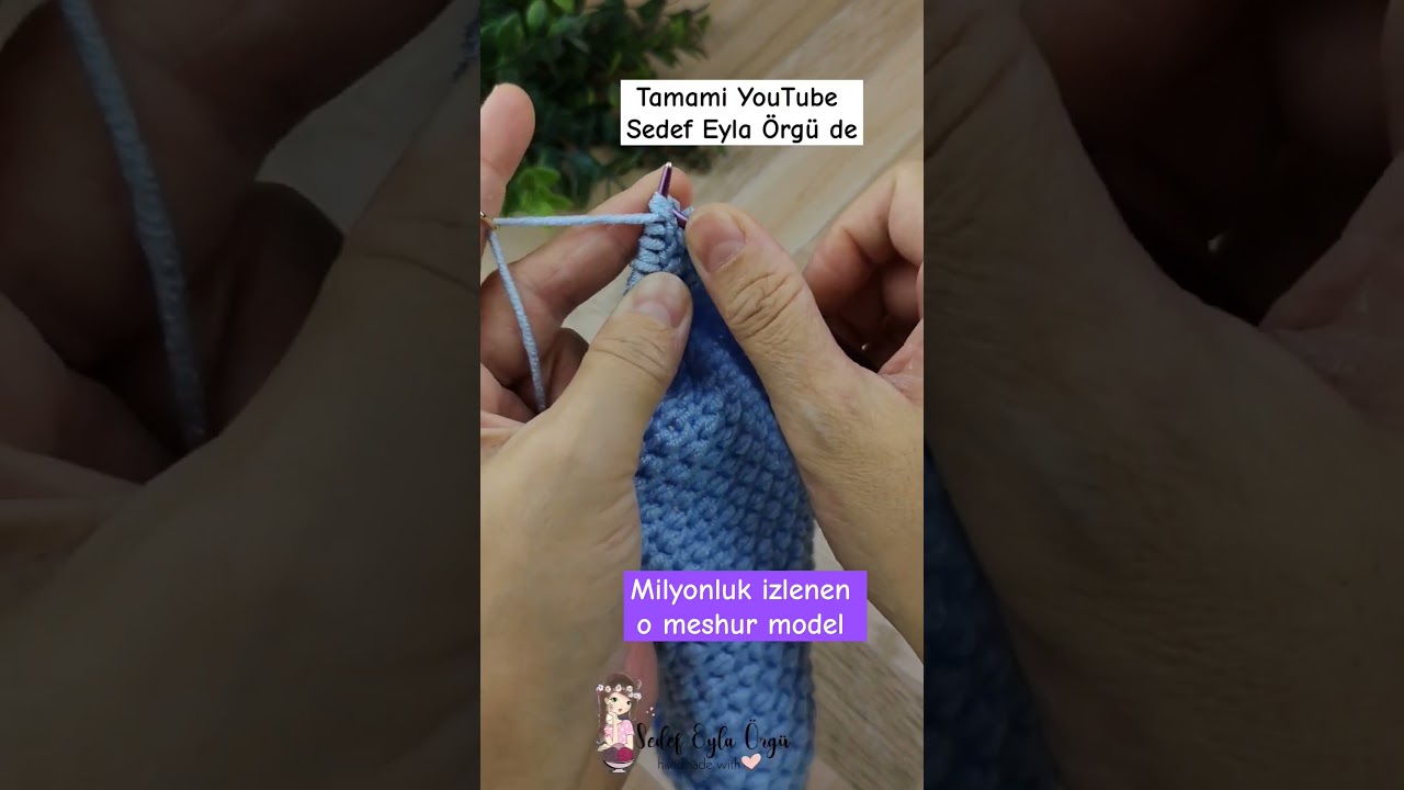 Tamami YouTube Sedef Eyla &Ouml;rg&uuml; de #crochet #knitting #crocheting #knittingpattern