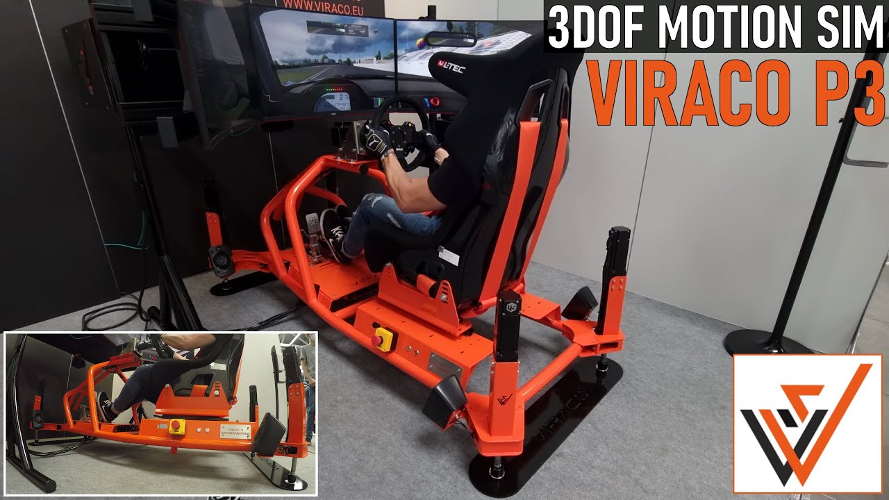 Viraco P3 3DOF Motion Racing Simulator - BMW Z4 GT3 at Nordscheife