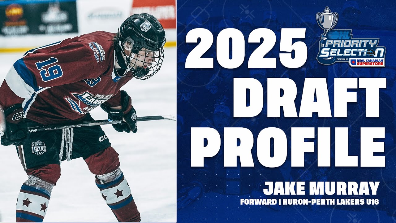 2025 #OHLDraft Prospect Profile: Jake Murray (Huron-Perth Lakers)