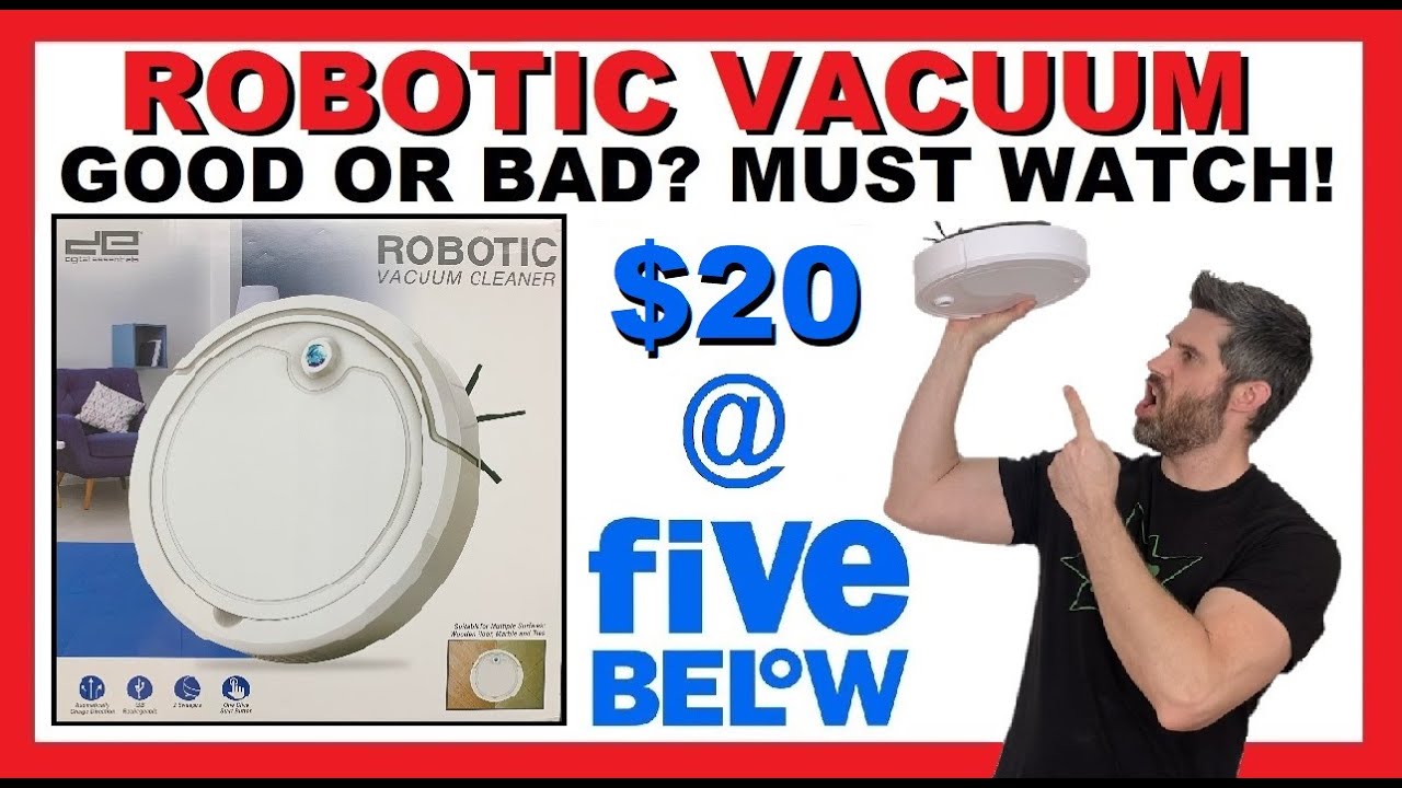 Обзор робота-пылесоса Five Below за 20 долларов | 10 тестов и сравнений | Digital Essentials | Robot