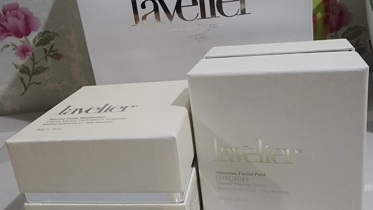Lavelier Product Unboxing and Testing !||Intensive Peeling Facial and Marine Deep Moisturiser