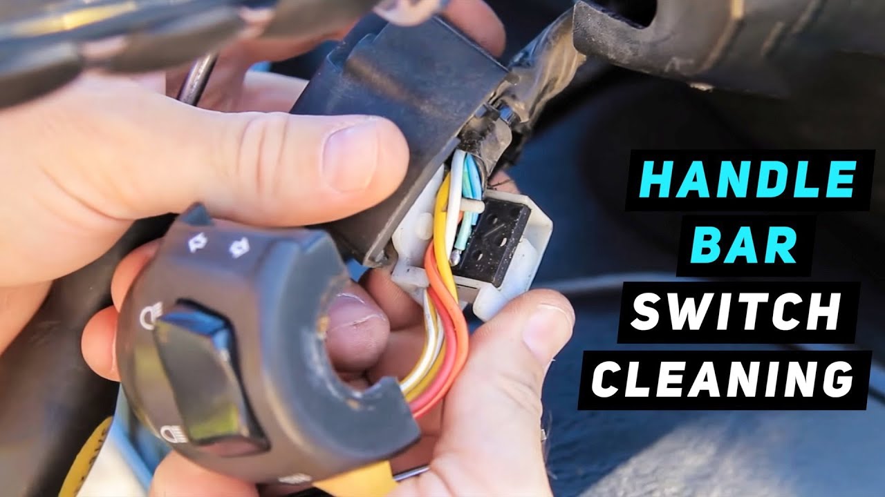 Turn Signal/Headlight Switch Disassembly & Cleaning Procedure Part 1 - 07+ Suzuki Burgman 400