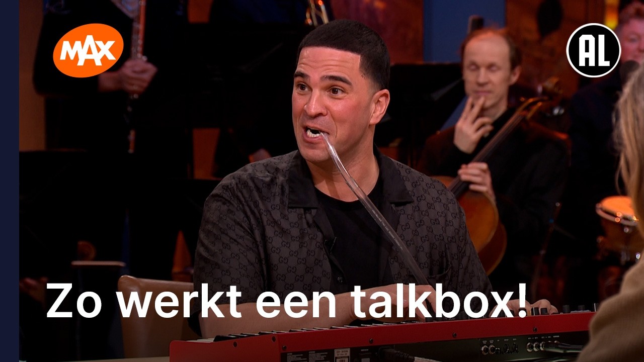 Nabil Aoulad Ayad laat zien hoe een TALKBOX werkt! | TIJD VOOR MAX