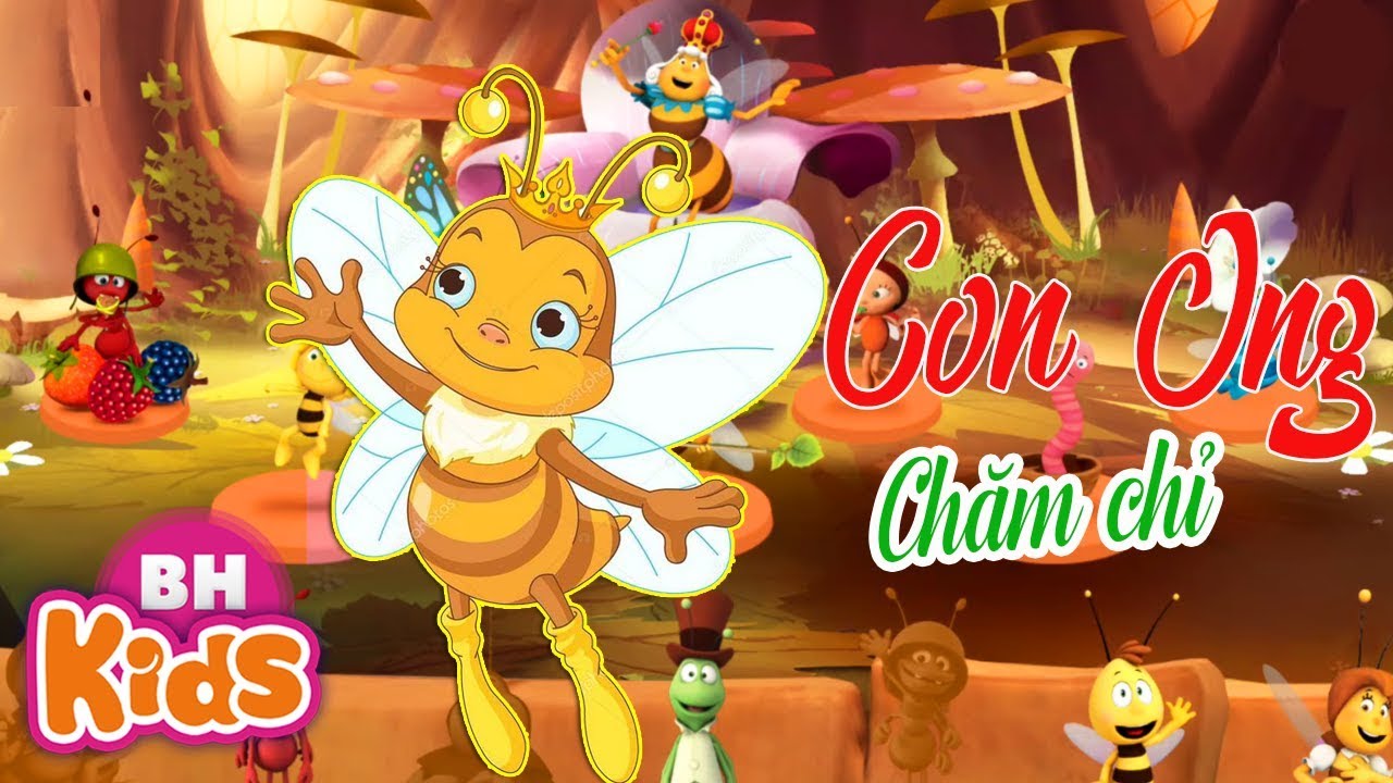 Con Ong Chăm Chỉ ♫ B&eacute; Qu&yacute; Dương ♫ Nhạc Thiếu Nhi Vui Nhộn