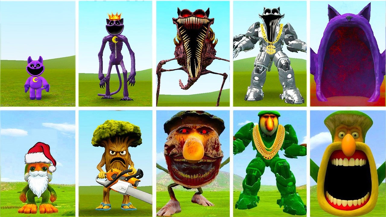 I DISCOVERED NEW EVOLUTIONS OF BRAINROT BRRBRR PATAPIM FAMILY VS POPPY CATNAP'S FAMILY IN GARRYS MOD