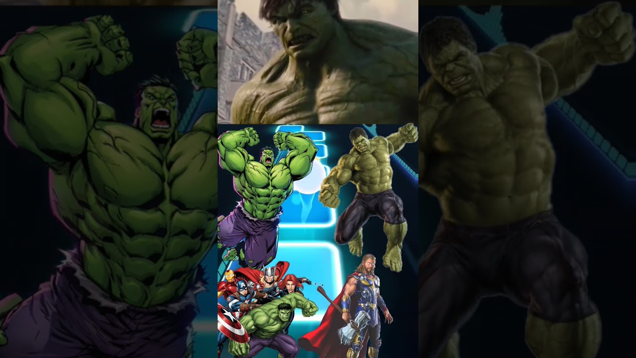 THE INCREDIBLE HULK - Coffin Dance Song Tiles hop fuse #music #tileshop #gaming #viral #trend #sonic