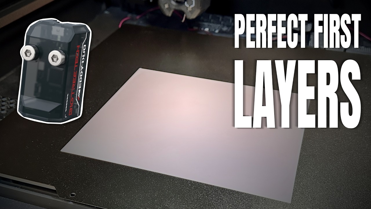 How To Get Perfect First Layers With Eddy Tap | 3D Printing