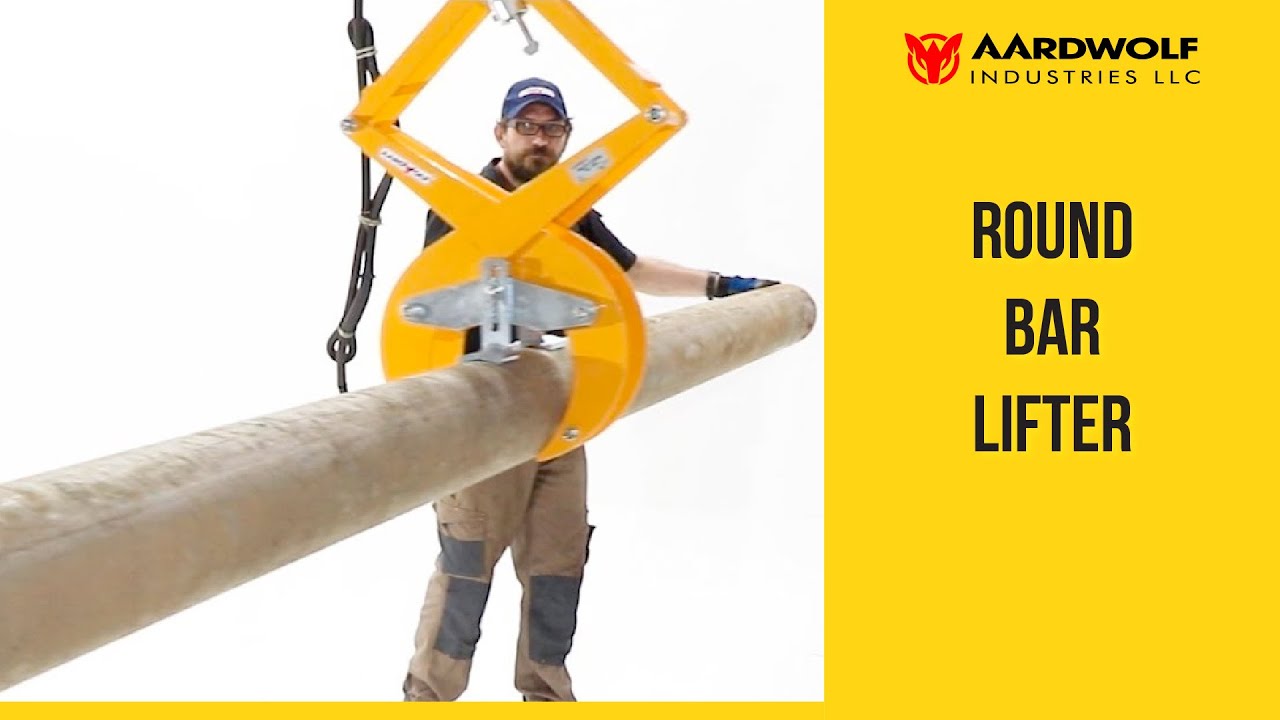 Lifting Clamp for Round Bar | Pipe Lifter | Aardwolf