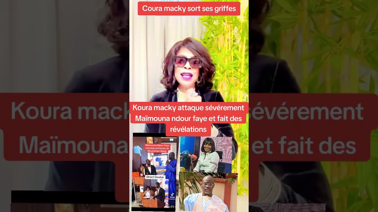 Coura Macky attaque Ma&iuml;mouna Ndour Faye et Cheikh Y&eacute;rim Seck