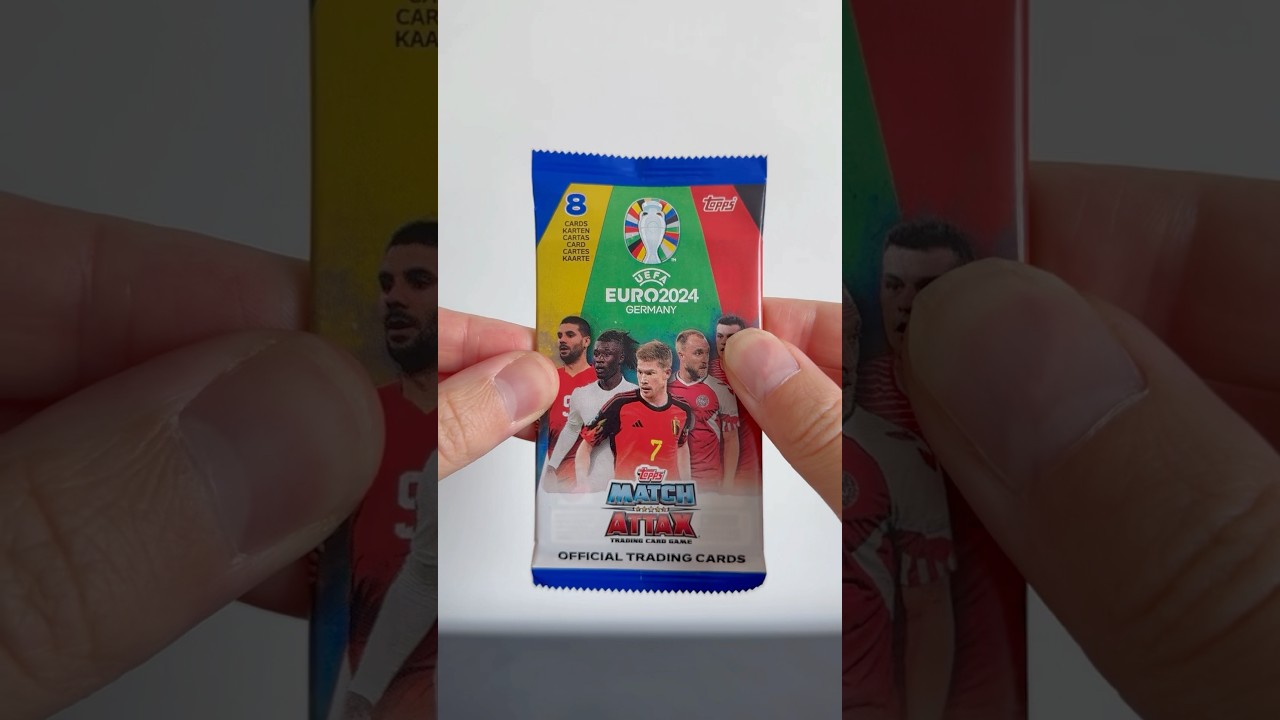 Opening random football card packs! ⚽️ EPISODE 1 - Match Attax Euro 2024 🔥
