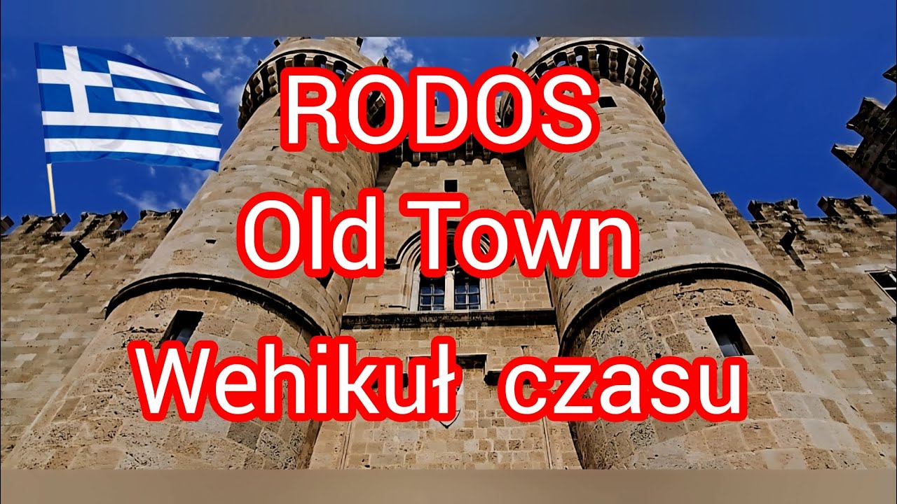 GRECJA RODOS WSPANIAŁE  OLD TOWN 