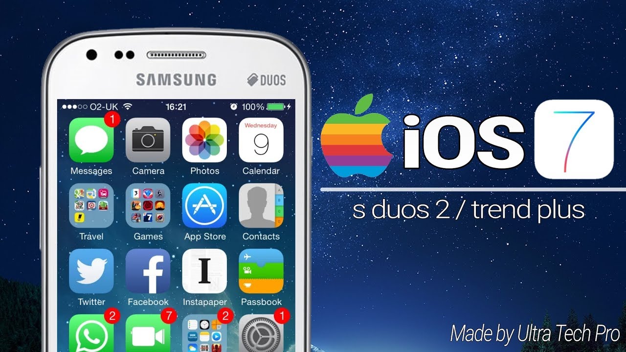 How to install iOS 7 Rom on Samsung Galaxy S Duos 2 (GT-S7582) / Trend Plus (GT-S7580)