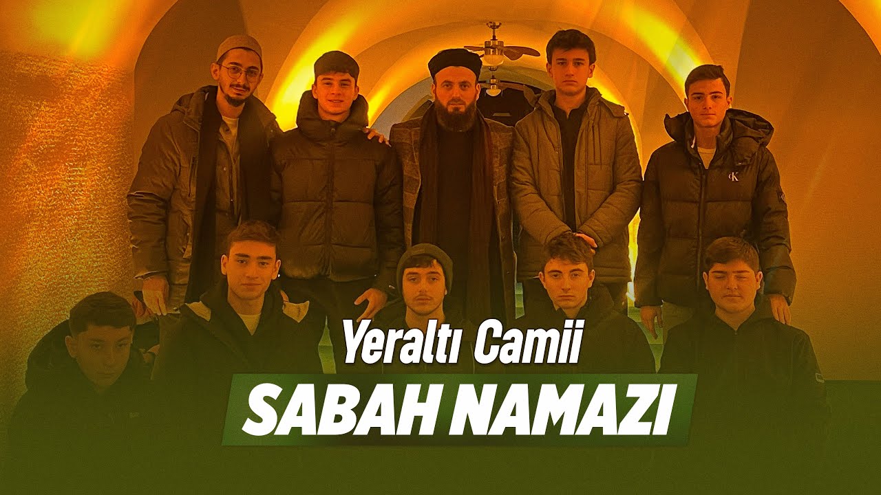 EKİP İLE KARAKÖY YERALTI CAMİİ'NDE SABAH NAMAZI!