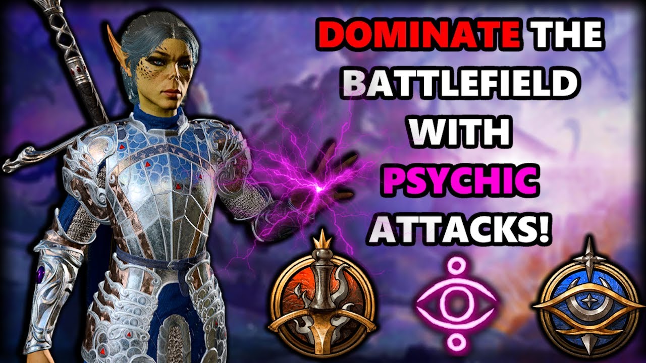 Baldur's Gate 3 - The Psionic Warrior Remastered (Spellsword Psychic Build)