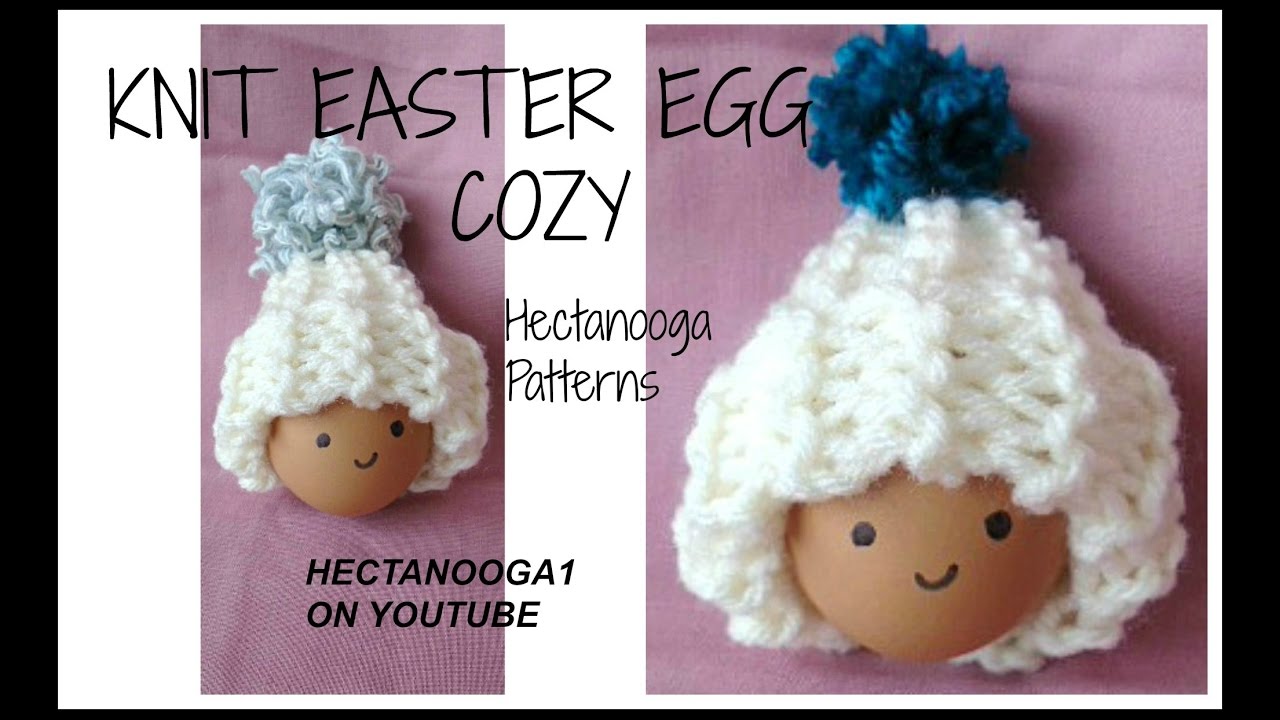 How to  KNIT EASTER EGG COZY HATS, Free knitting pattern # 1153