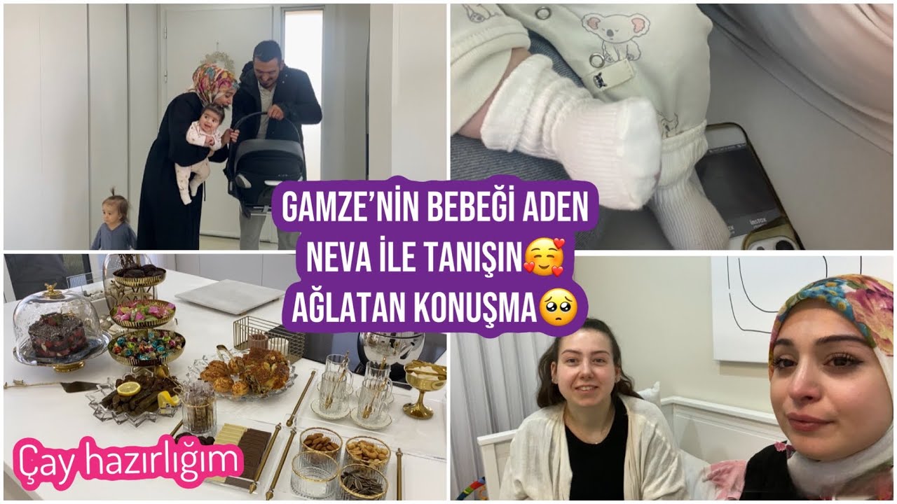 GAMZE’NİN BEBEĞİ OLDU 😍, AĞLATAN KONUŞMA 🥺, AKŞAM ÇAYINA MİSAFİRİM VAR, HAZIRLIKLARIM