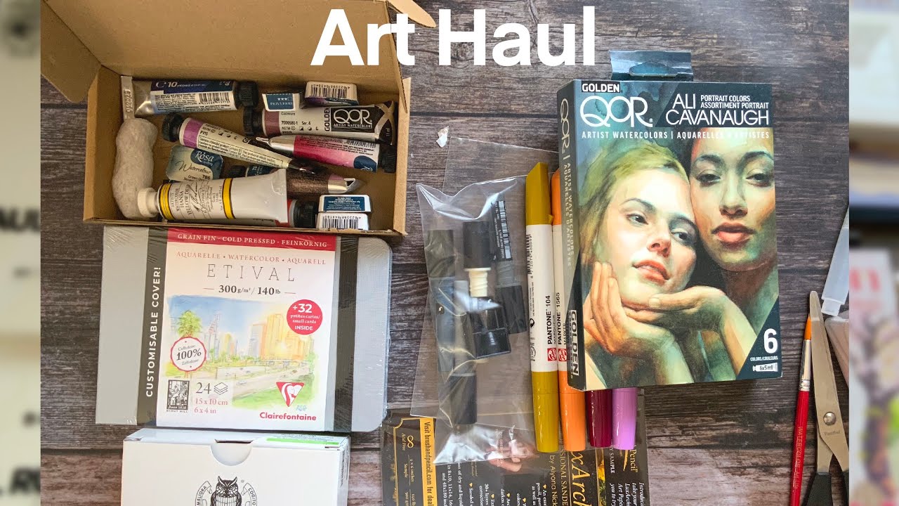 Art Haul — Обновляю набор для акварели и маркеров
