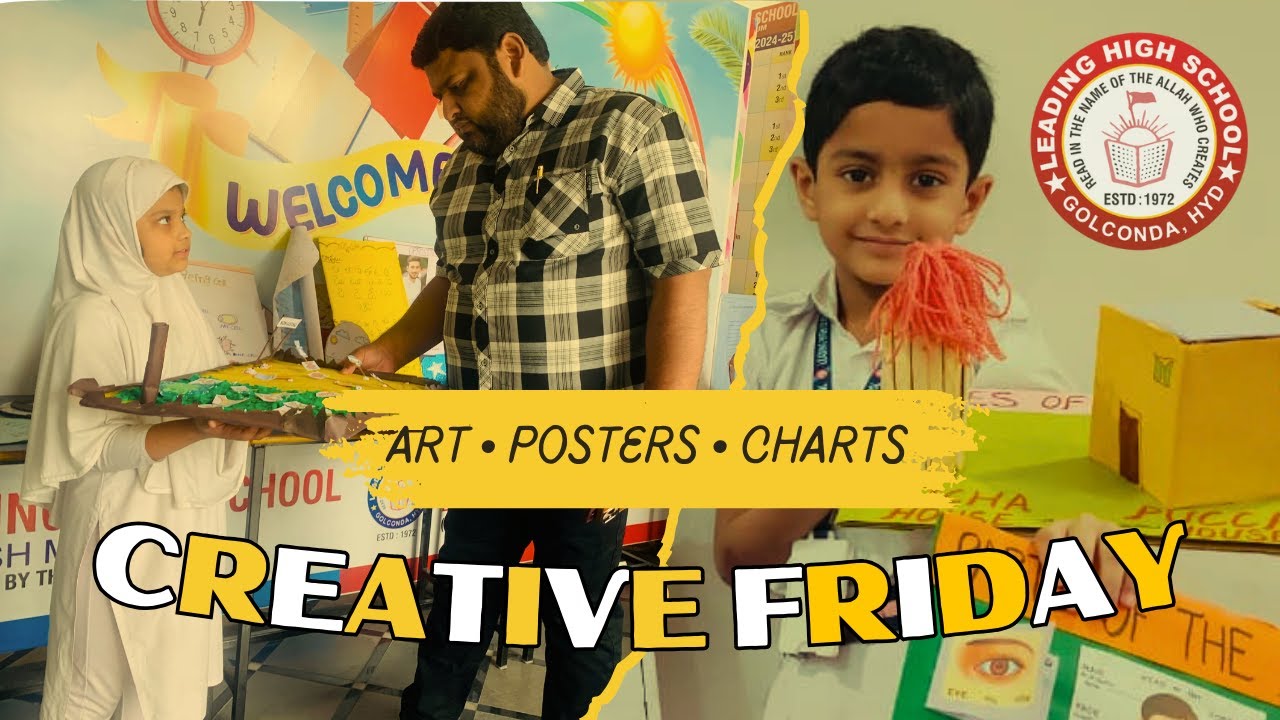 ✨ Student Creativity Showcase | Posters, Charts & Art | Leading High School | 22 Aug 2025
