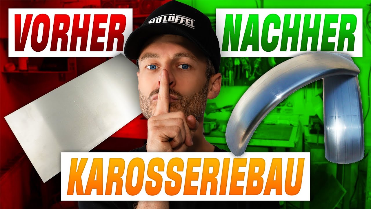 Es ist unglaublich vom glatten Blech zum Kotflügel Karosseriebau Tutorial mit Barfuß