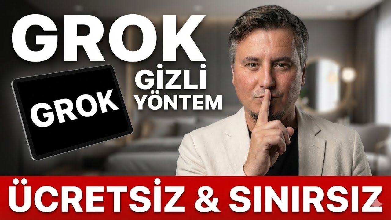 GROK ile Gizli Yöntem: Ücretsiz & Sınırsız Kullanım (Adım Adım)