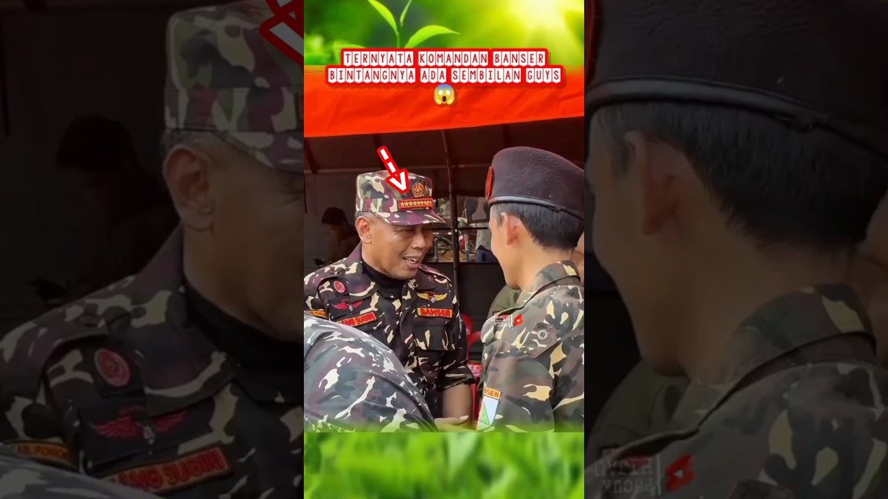 Baru tau bintang jenderal Banser ada 9😱 #banser #bansernusantara #banseruntuknegeri #ormas