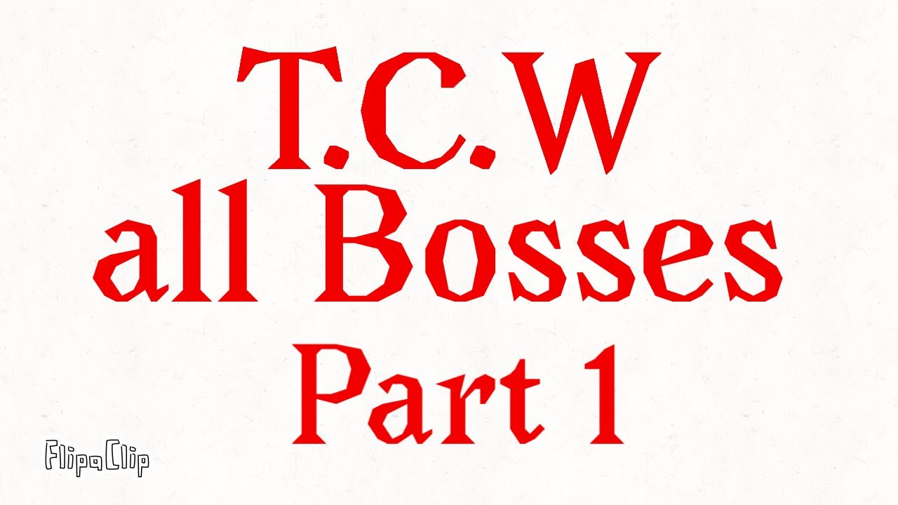 T.C.W all Bosses Part 1 / Toonsters Crossing Worlds / Evil Monsters Bosses