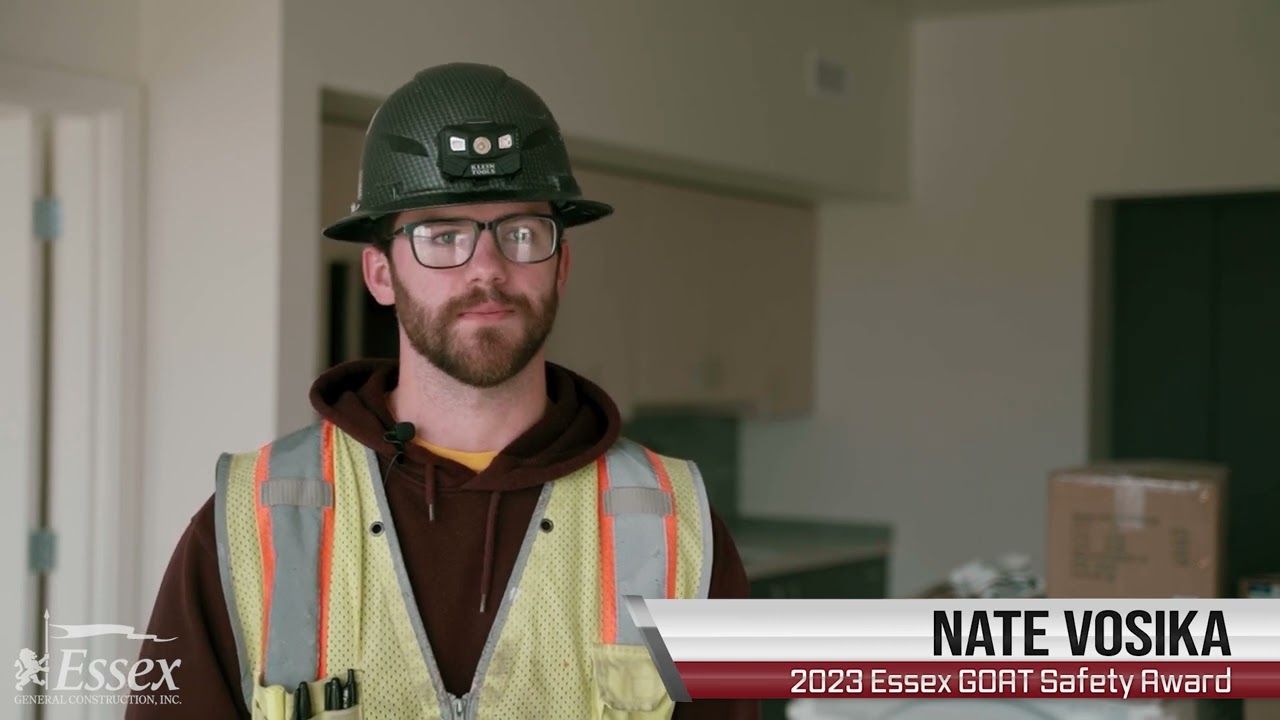 Essex General Construction Safety GOAT Award winner - 2023