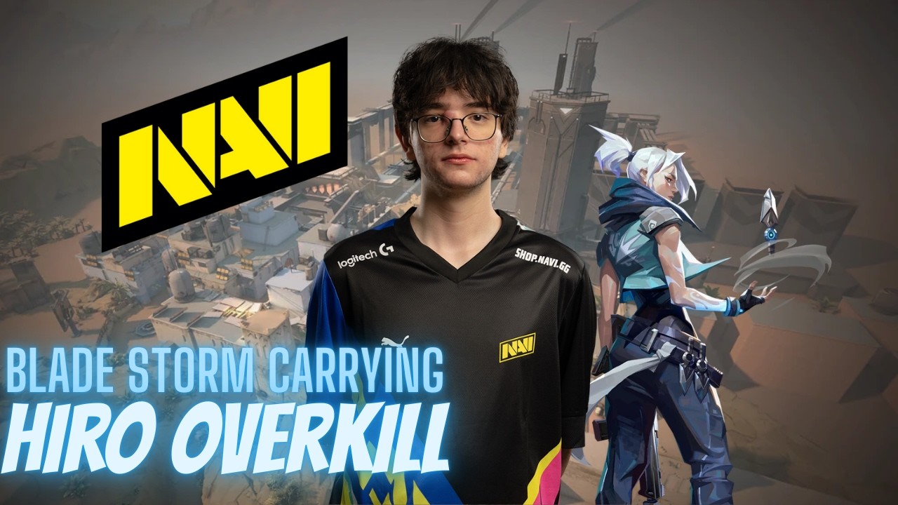 MVP 40% HS 33 Kills No Overtime!!! NAVI hiro Jett🔪 VOD! ft. Pa1ze vs. Minny