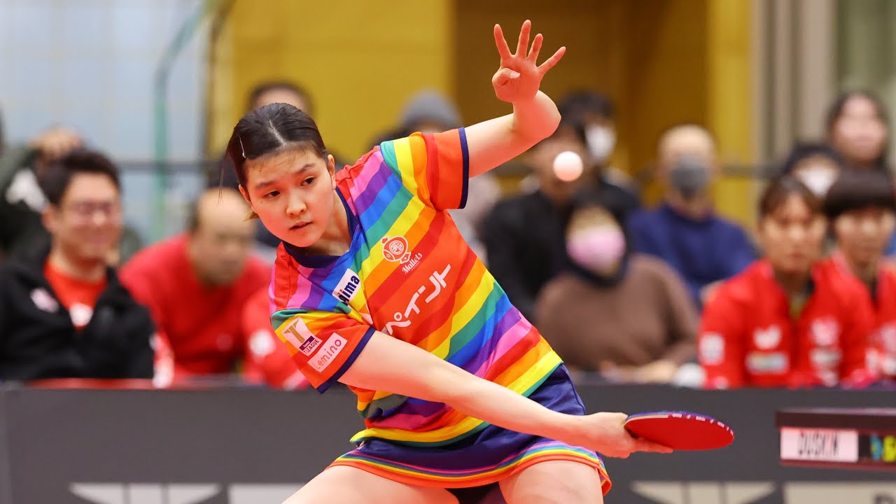 橋本帆乃香 vs ソンメイヨウ TBESTGAME 日本ペイントマレッツ vs 日本生命レッドエルフ ノジマTリーグ2023-2024 2024年1月7日 三条市体育文化会館【卓球Tリーグ公式】