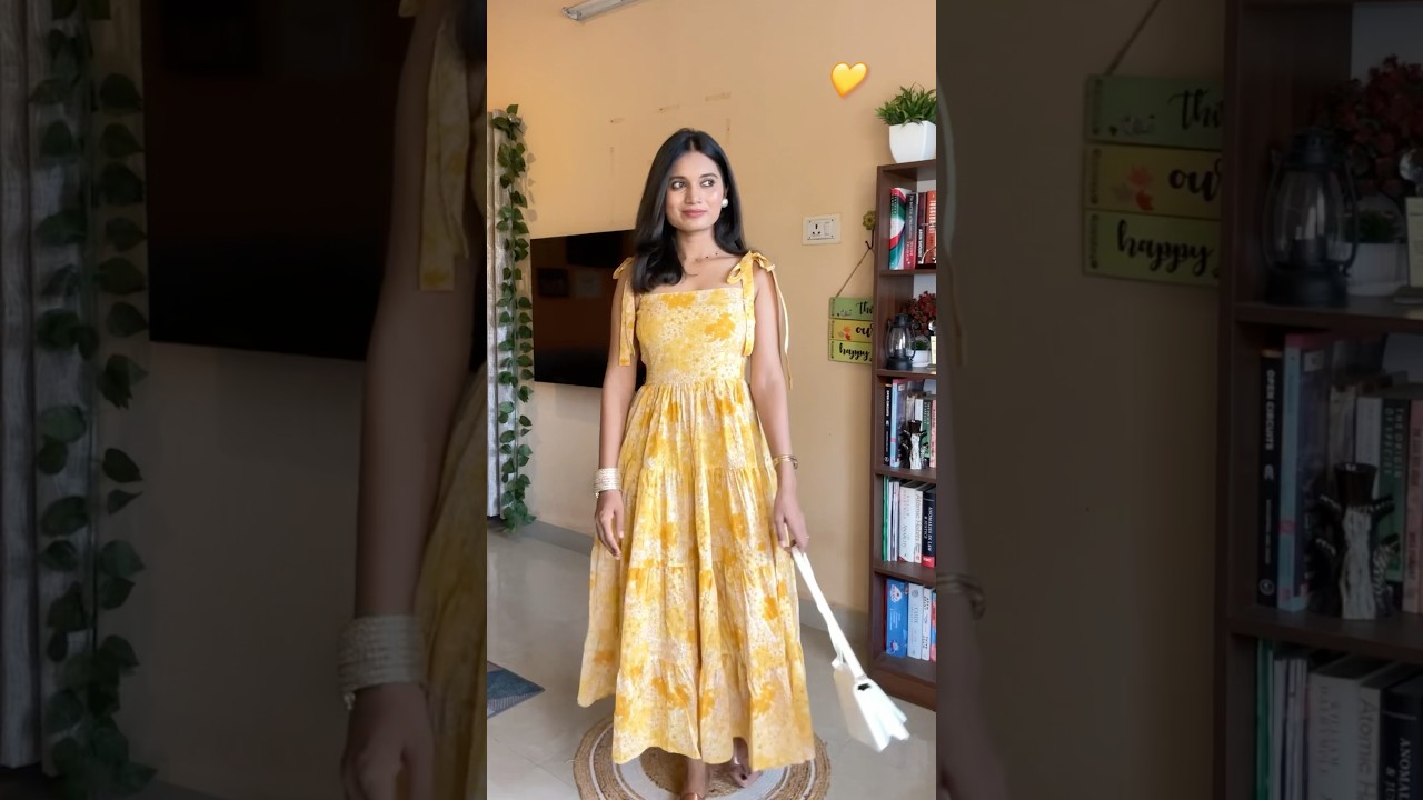 Summer maxi dresses from Myntra || Cotton maxi dresses #myntramaxidress #maxidress #ytshorts