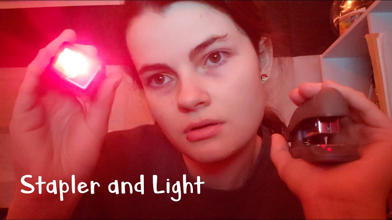 ASMR | Fast and Aggressive Photoshoot (stapler and light, camera adjusting+)
