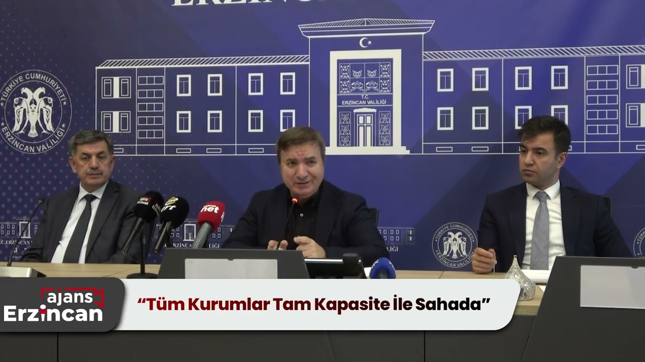 “Tüm Kurumlar Tam Kapasite İle Sahada”
