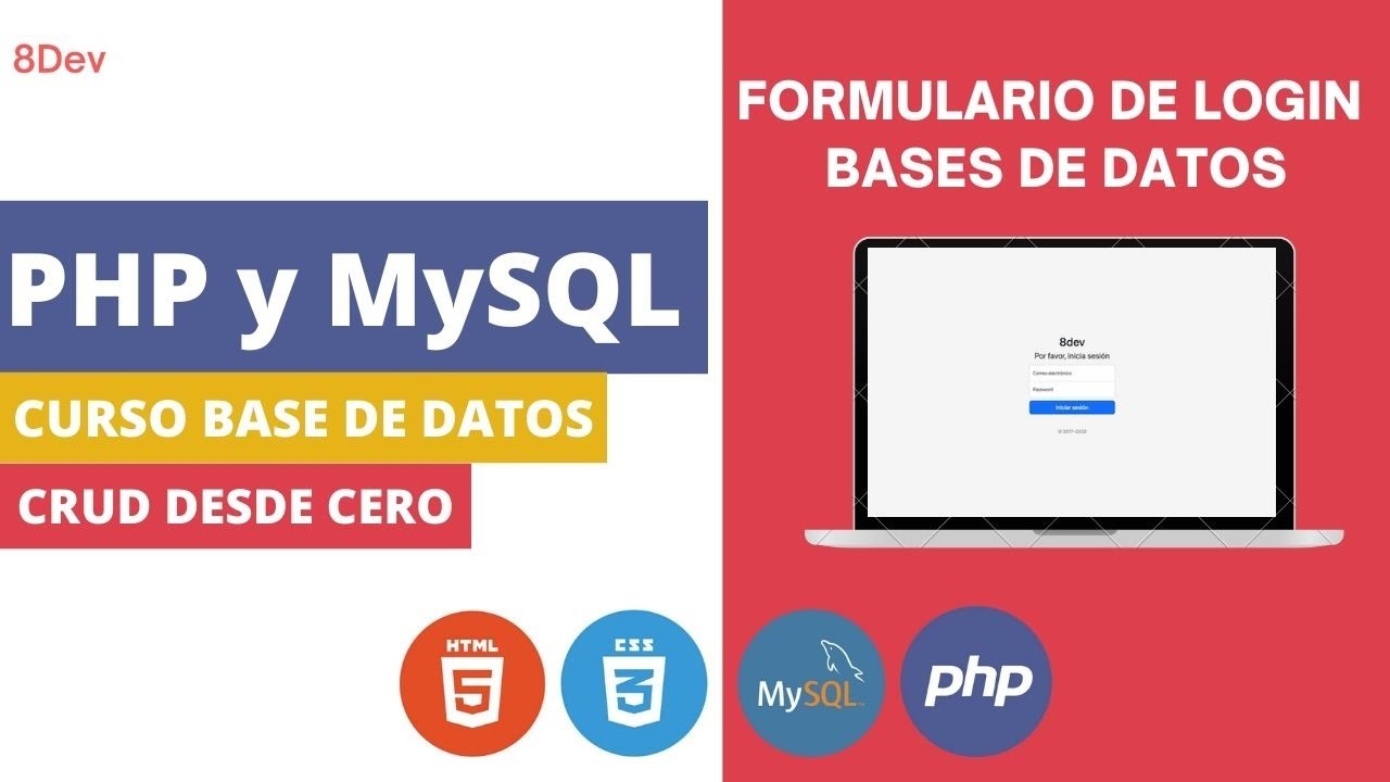 LOGIN, cómo crear INICIO DE SESIÓN con HTML, CSS, PHP y MySQL