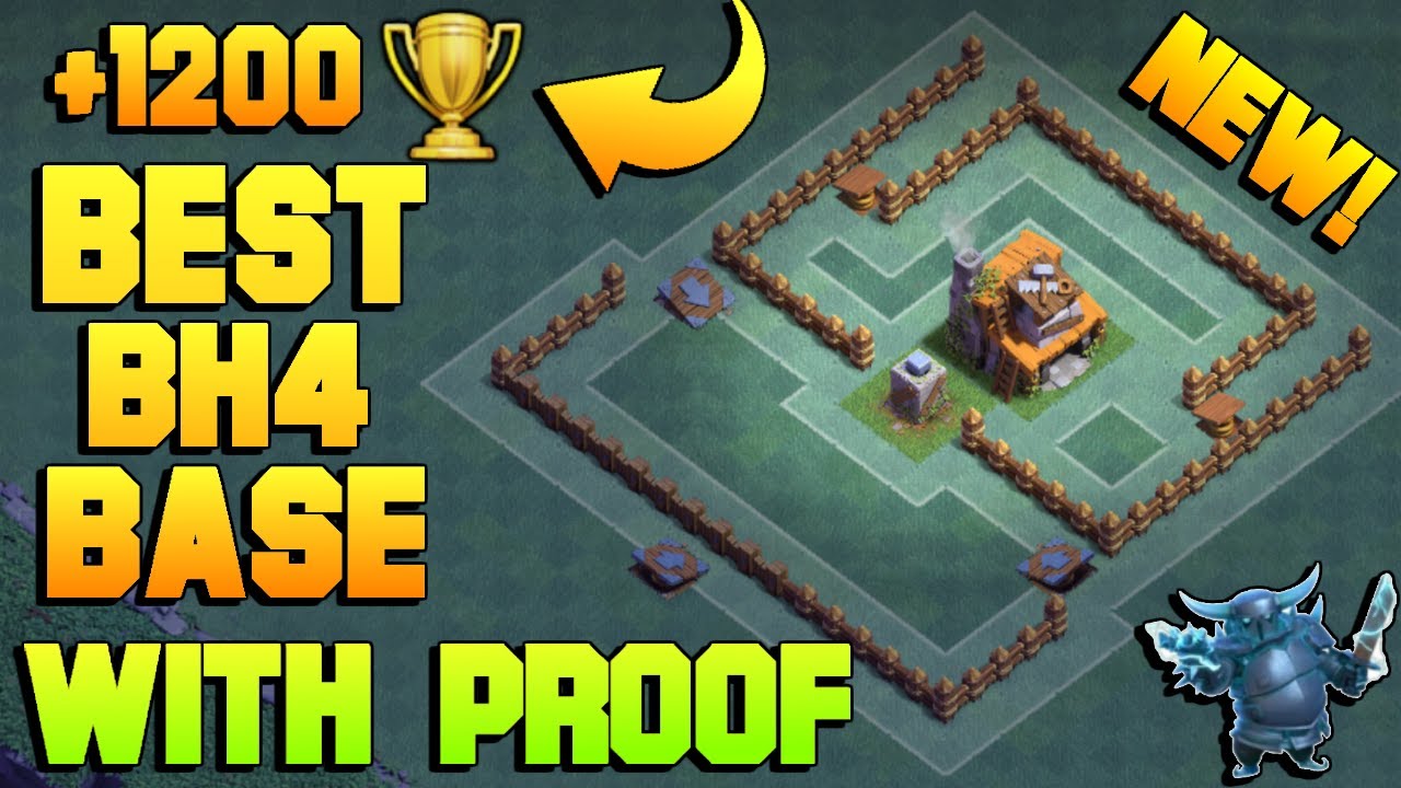 BEST Builder Hall 4 Base w/PROOF / BH4 NEW ANTI 1 STAR CoC Builder Base | Clash of Clans