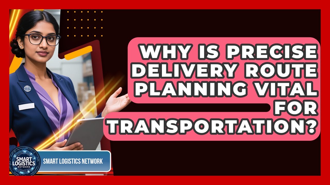 Why Is Precise Delivery Route Planning Vital For Transportation? - Smart Logistics Network